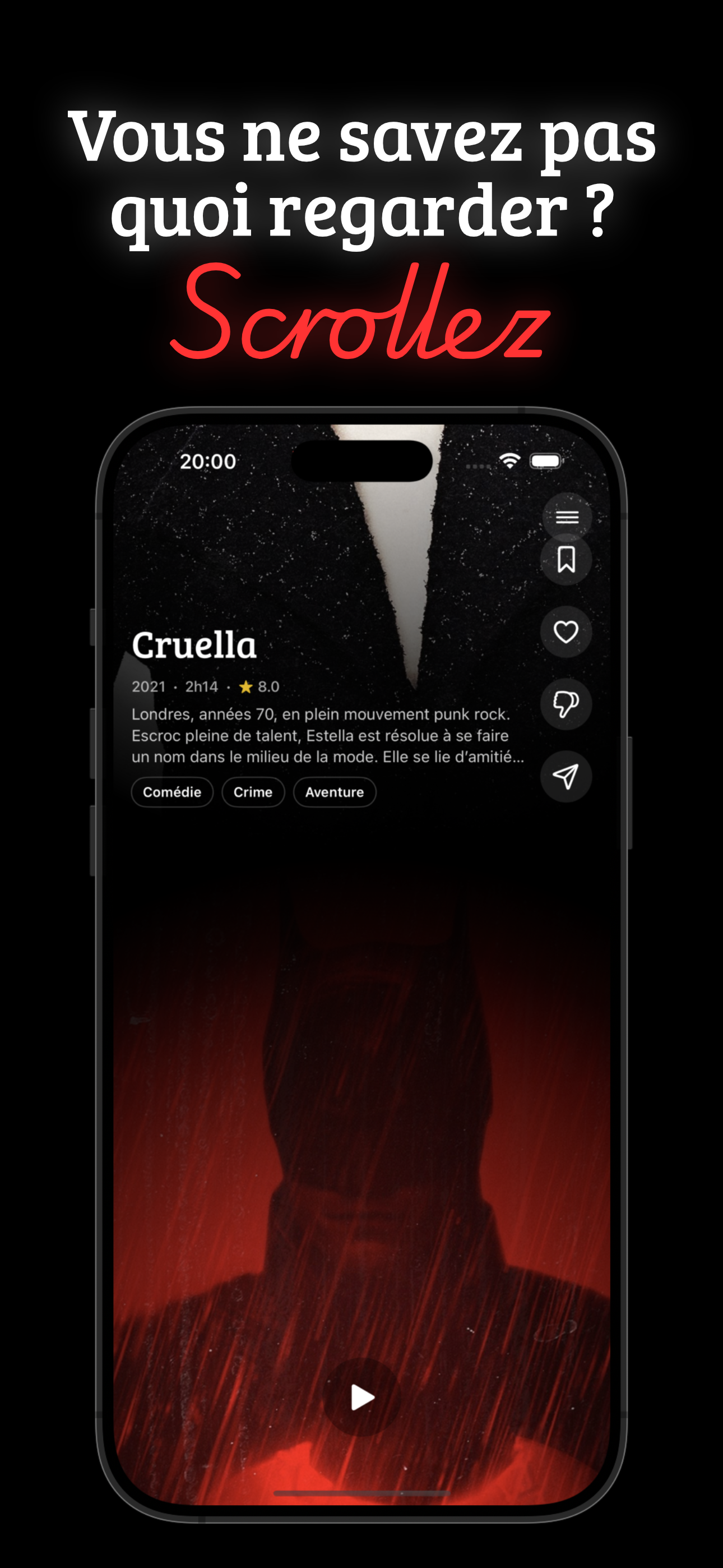 Découverte de MovieScroll