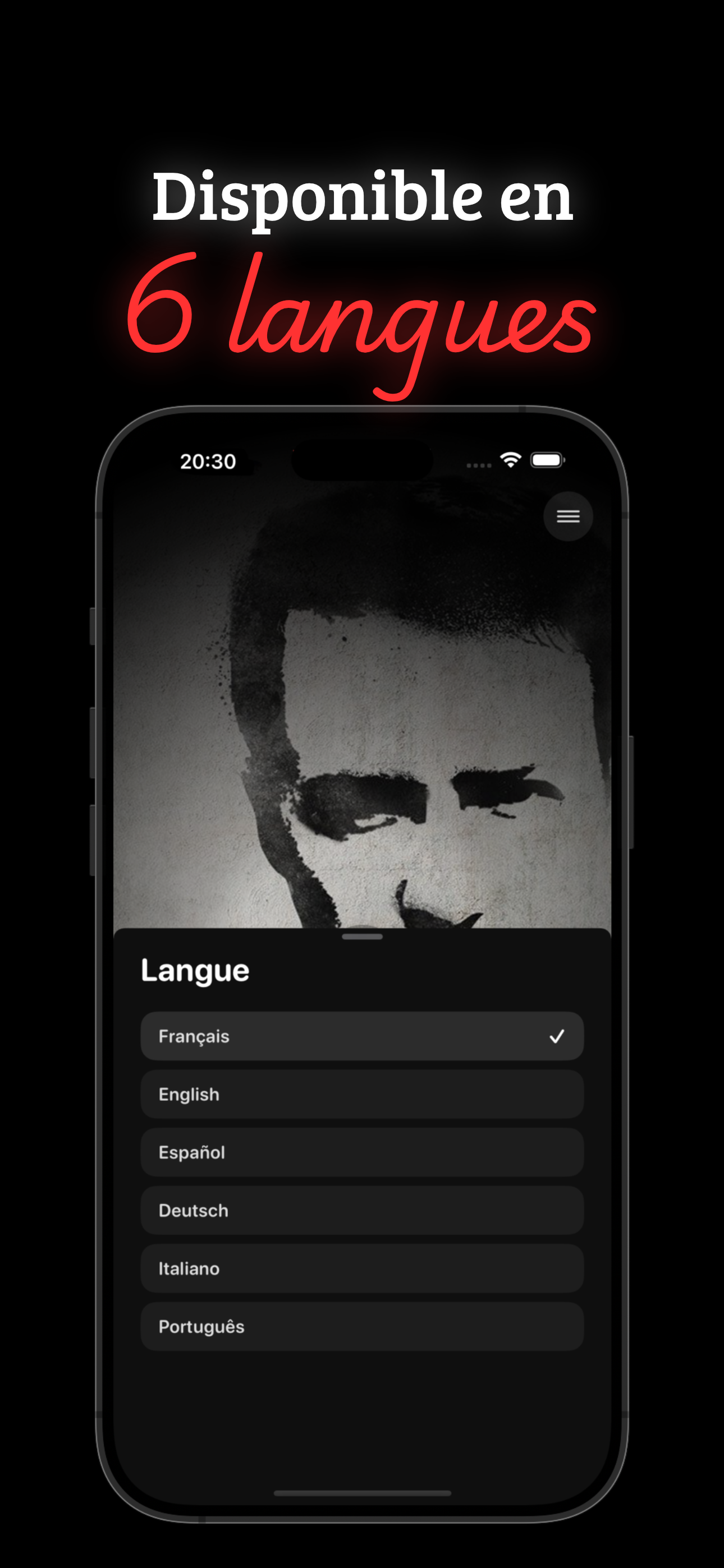 Langues disponibles